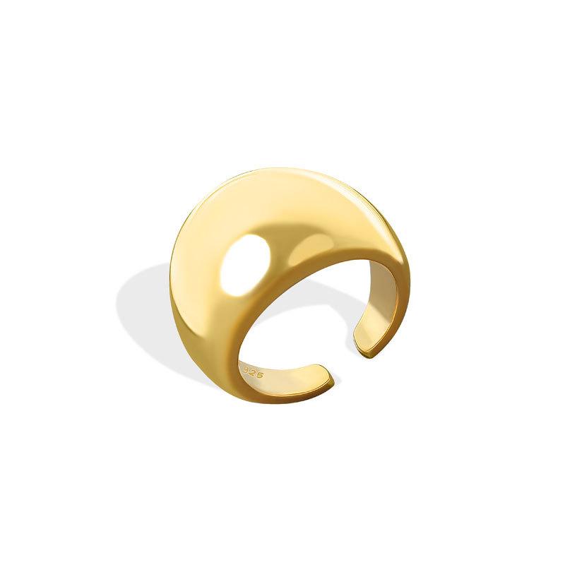 925 Sterling Silver Smooth Surface Oval Stackable Rings For Women Dating Ring Designer Jewelry Ladies Accessories Jewellery