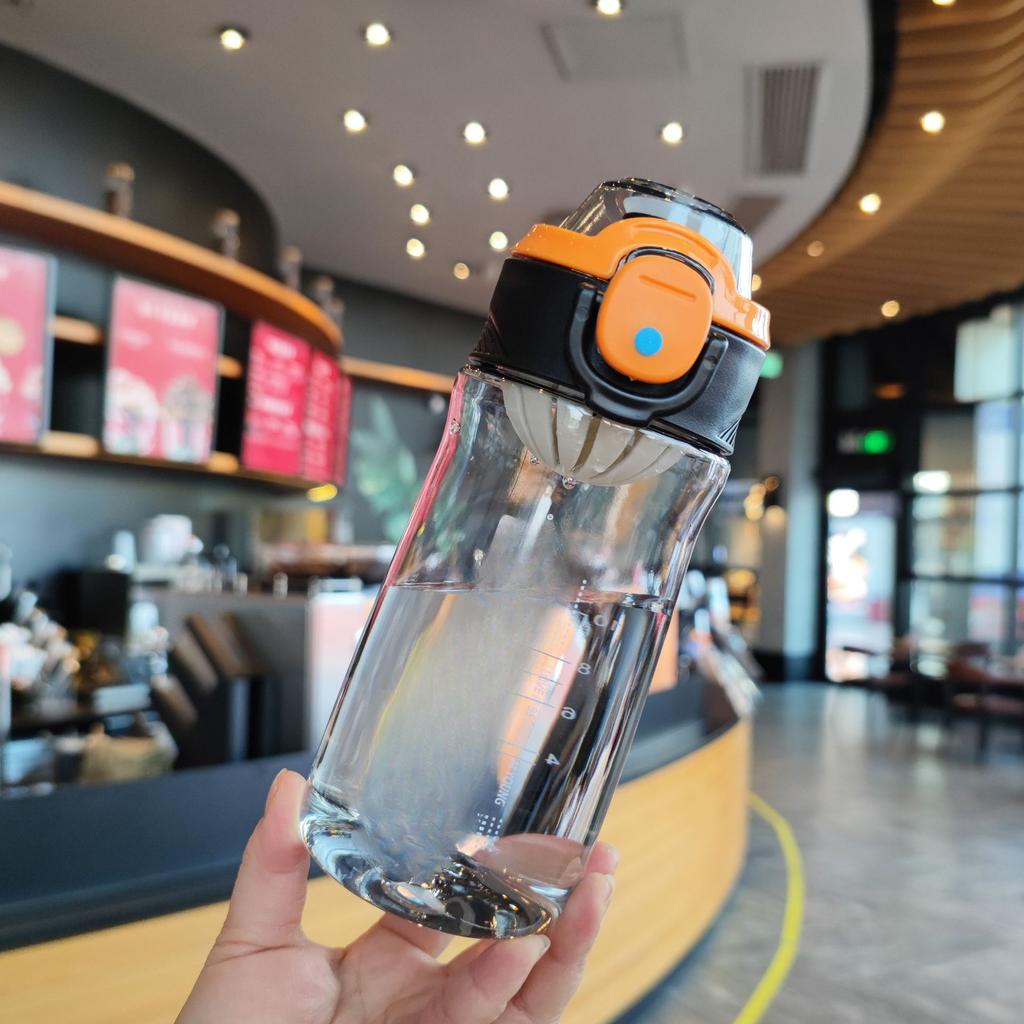 New Korean Outdoor Portable Handle Plastic Space Cups for Men and Women Sports Cups with Tea Cups.