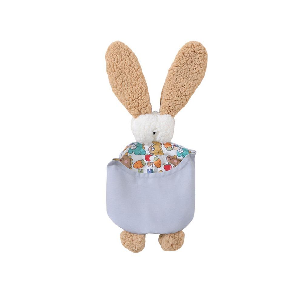 Cartoon Rabbit Shape Storage Bag Cotton Newborn Bed Headboard Organizer  Dormitory