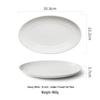 Ceramic Oval Fish Steaming Plate