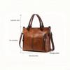 Vintage Style Large Capacity Tote Bag for Women Fashionable Crossbody Bags with Multiple Compartments, Perfect for Everyday Use
