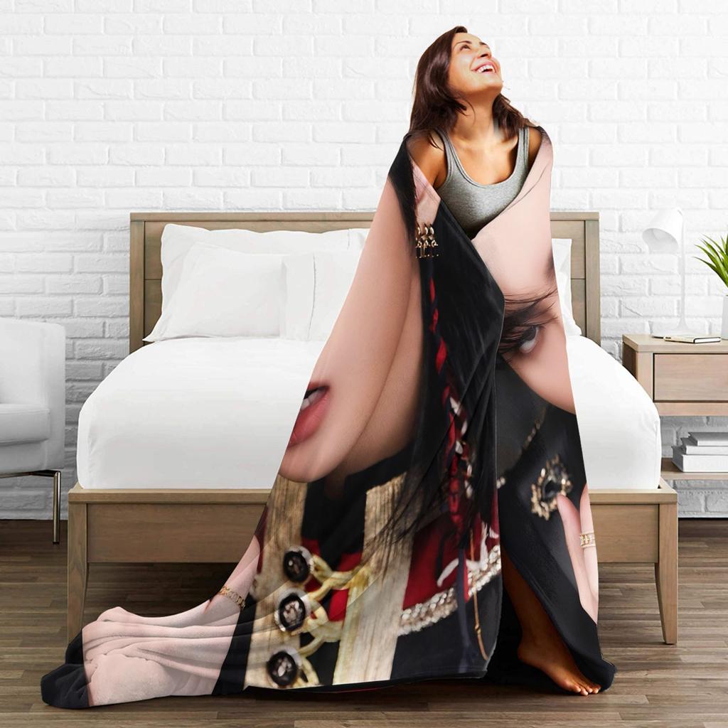 Seonghwa Kpop Ateez Band Plush Blanket Child Flannel Throw Blanket For Outdoor Warm Soft Custom Quality Bedspread Gift