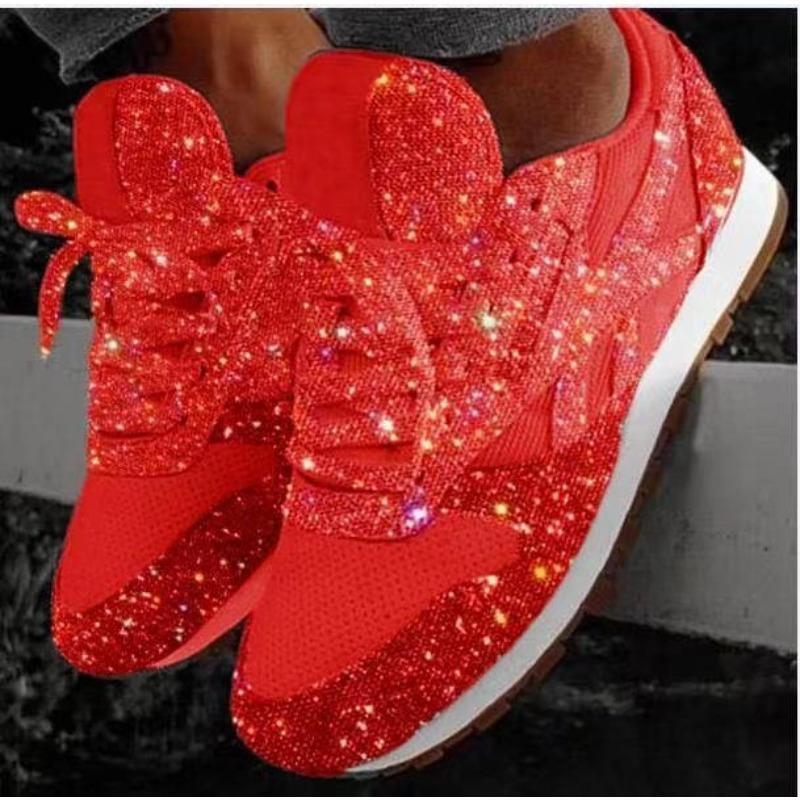 2020 New Casual Shoes Large Size Women's Shoes, Fashion Women's Shoes Sequined Sneakers