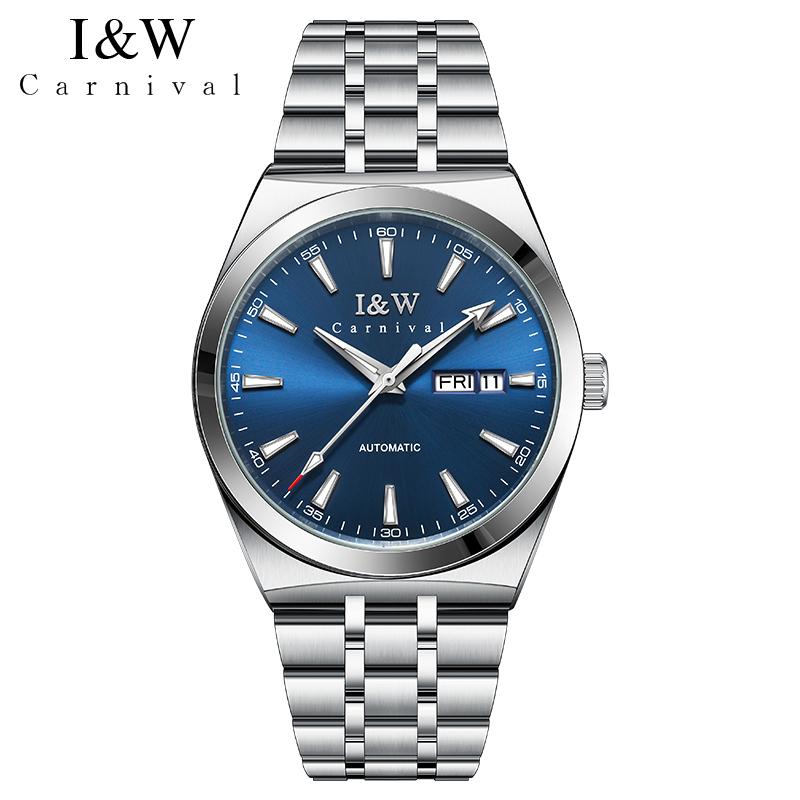 IW Top Brand Original Business Automatic Men's Watches Japan Miyota Movement Mechanical Watch for Men Date Waterproof Sapphire