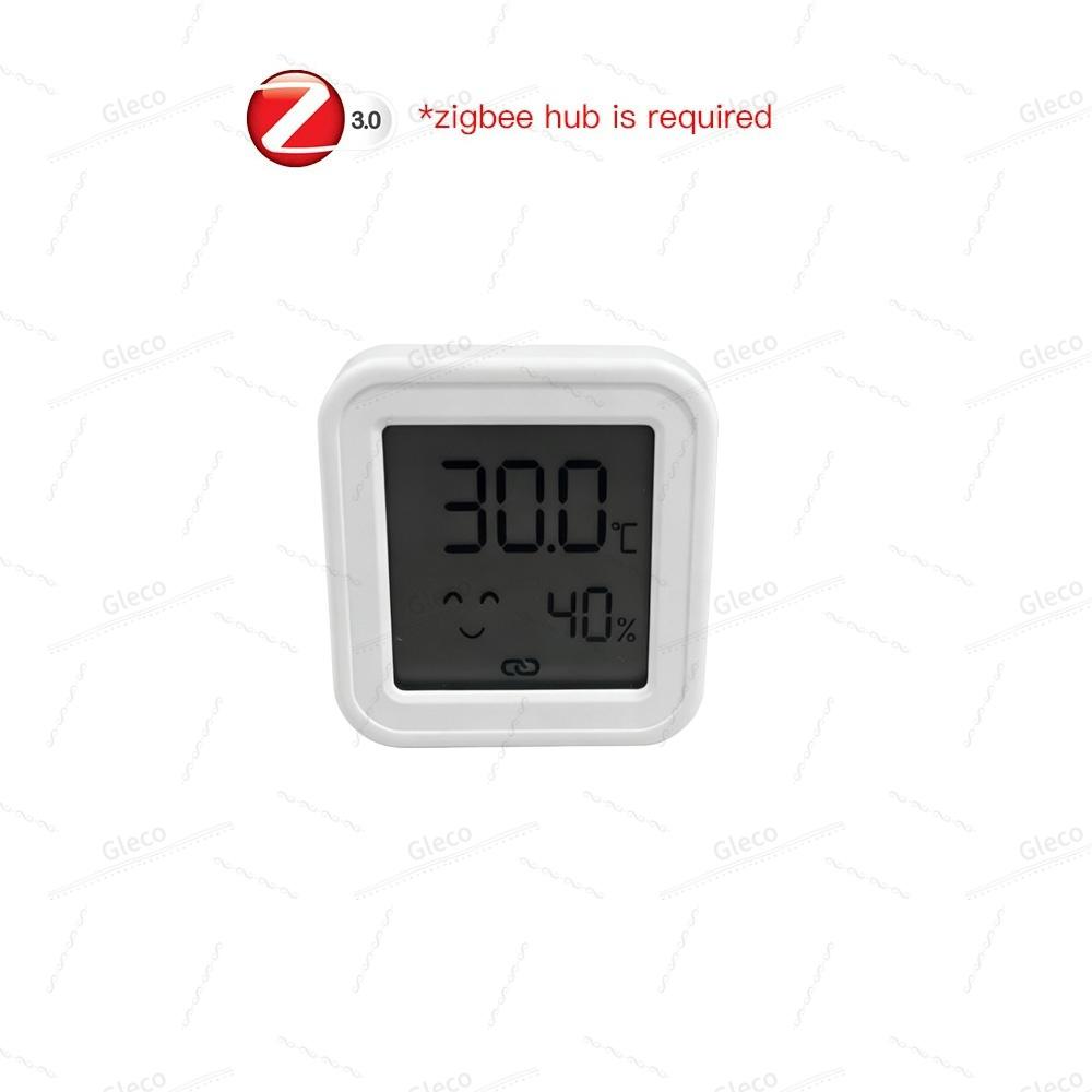 Zigbee Temperature Humidity Sensor Smart Home LCD Screen Thermometer Hygrometer APP Remote Work With Google Tuya Smart Life