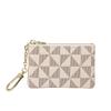 Mini Ladies' Super Slim Clutch: Small Coin & Key Pouch with Zipper