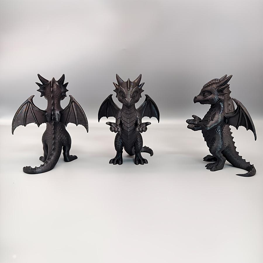 3D Printed Dragon Pen Holder - Creative Desk Storage for Office & Study, Ideal Gift for Dragon Fans 