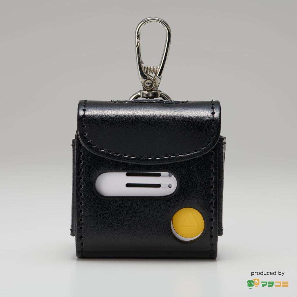 Mimori GPS Talk PU-läderfodral för skolväskor, fläckbeständigt, lätt (Premium svart) MRC-L03PB