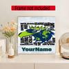 Seattle Seahawks Personalized Name Round Diamond Painting Kit Diamond Embroidery Painting Rhinestones Mosaic Frameless Handwork Decoration Arts