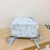 Cute Star-Print Nylon Backpack – Stylish & Lightweight School Bag for Girls, Teens, and Women
