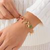 Christmas Metal Chain Charms Bracelet For Women Santa Claus Xmas Tree Snowflake Snowman Bell Bangles Party New Year Gifts