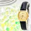 Used [New Battery] SEIKO Ladies Watch Gold Octagon 1421-5140 001585 New Belt
