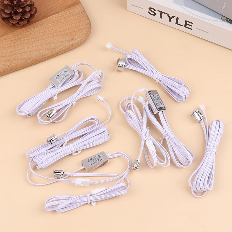 Dc 12-24V 5A Led Lamp Door Control Masking Type Sensor Mini Touch Sensor Cabinets Dupont Connector Cable Sensing Switch