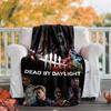 Dead by Daylight Flannel Blanket Soft Warm All-Season Throw, Design for Camping, Car Travel, Hiking Sofa, Bed, Office Perfect Gift for Parties
