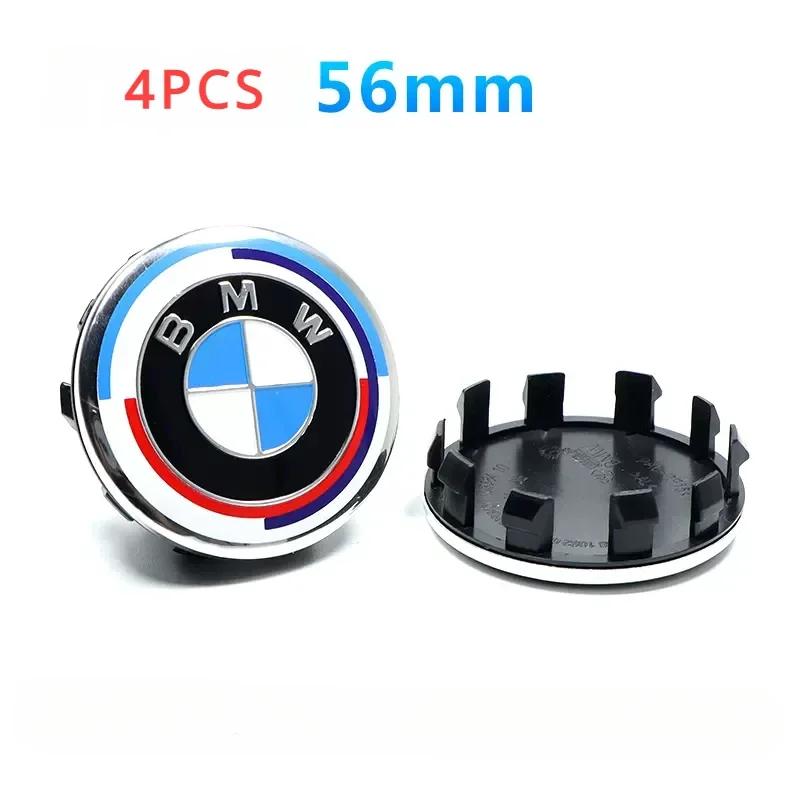 4 szt. 56 mm 68 mm Kołpaki piasty środkowej koła samochodowego Pokrywa koła do BMW E36 E39 E46 E60 E90 E90 F01 F10 F30 G01 G20 G21 G30 G11 F15 X5 X3
