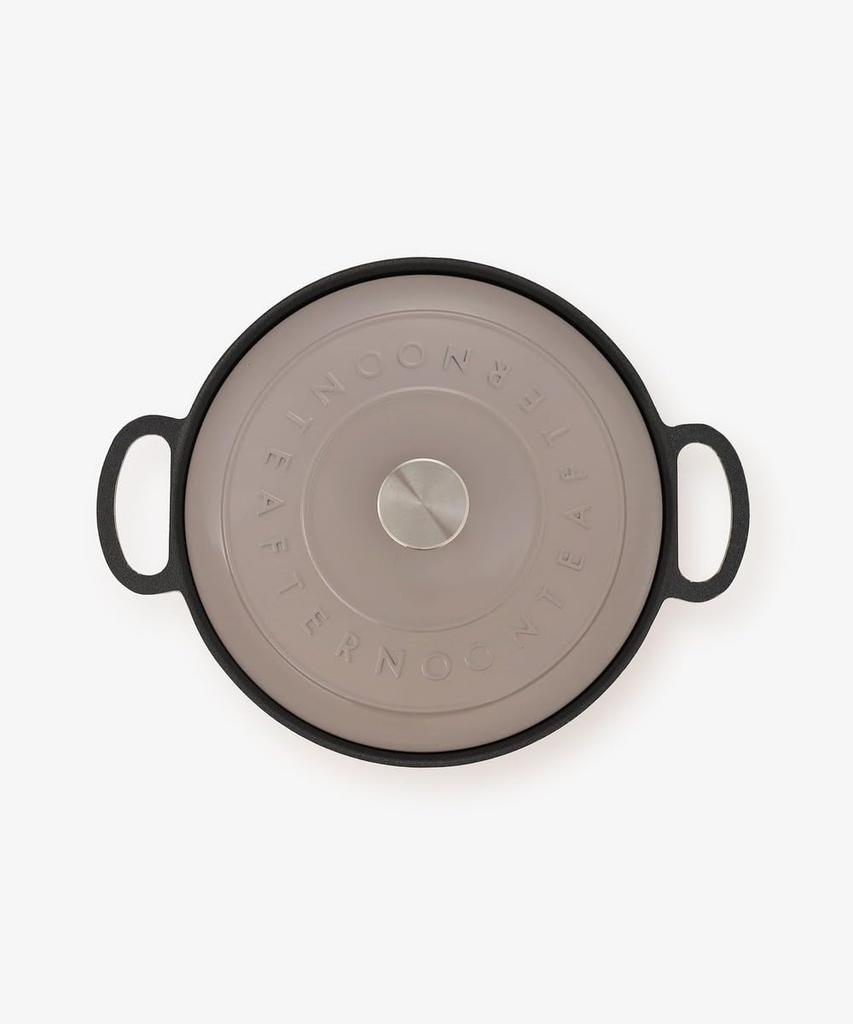 Afternoon Tea Living JJ22 Logo Works Cocotte Pot and Frying Pan Set, Mocha Beige