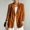 Dames Corduroy - Vintage Casual Jas voor Herfst en Winter, Veelzijdig Elegante Bovenkleding