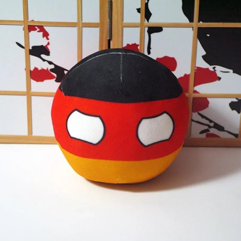 10cm Peluche Carino Countryball Polandball Bambole Ripiene Giocattoli Corti Anime Borsa Cuscino Mini Portachiavi Ciondolo Regali Cosplay