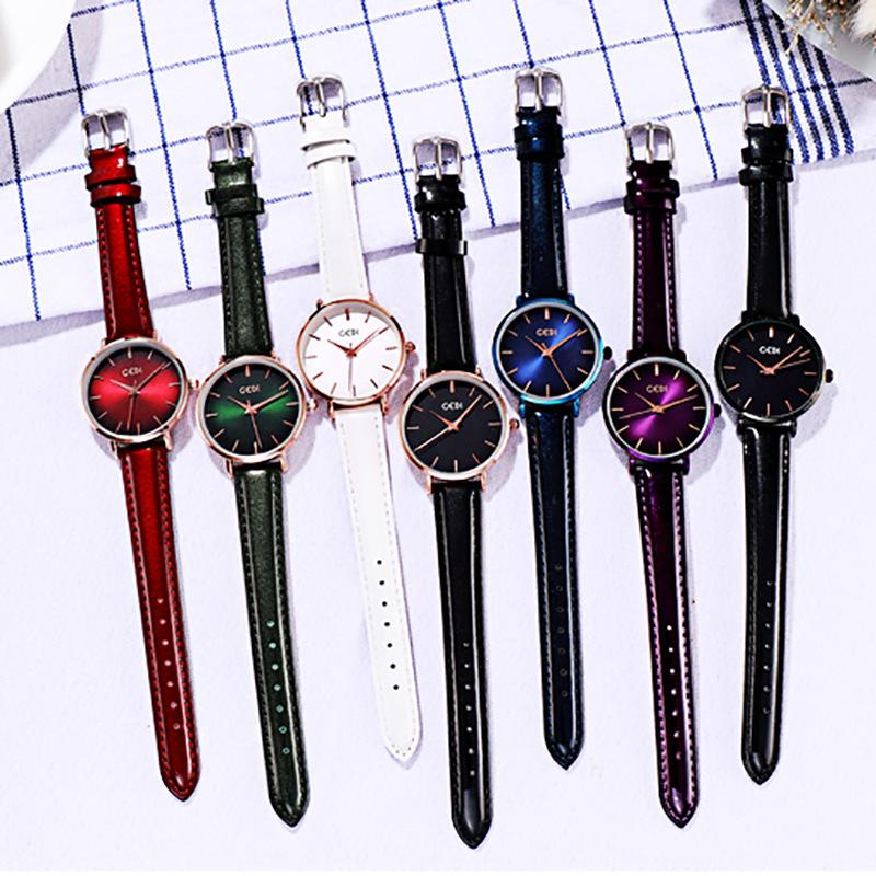 Fashion Trend Ladies Watch Sweet And Fresh Belt Temperament Women'S Wrist Watch