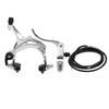 Front/Rear Fixie Bike Brake Kit Road Bike Cruiser Brake Set Bike Caliper Brake Kit Side Pull Brake Set Mountain Bike Accessories