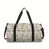 Dinosaur Pattern Large Capacity Luggage Bag for Boy/Girl Best Gift 2D Cartoon Travel Duffels Outdoor Fitness Bag for Children