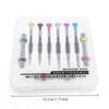 Xiaomi 6-in-1 Precision Watchmaker Screwdriver Set 0.8mm-2.0mm Repair Tool Kit For Watch/Eyeglass/Phone/Jewelry Portable Storage Case