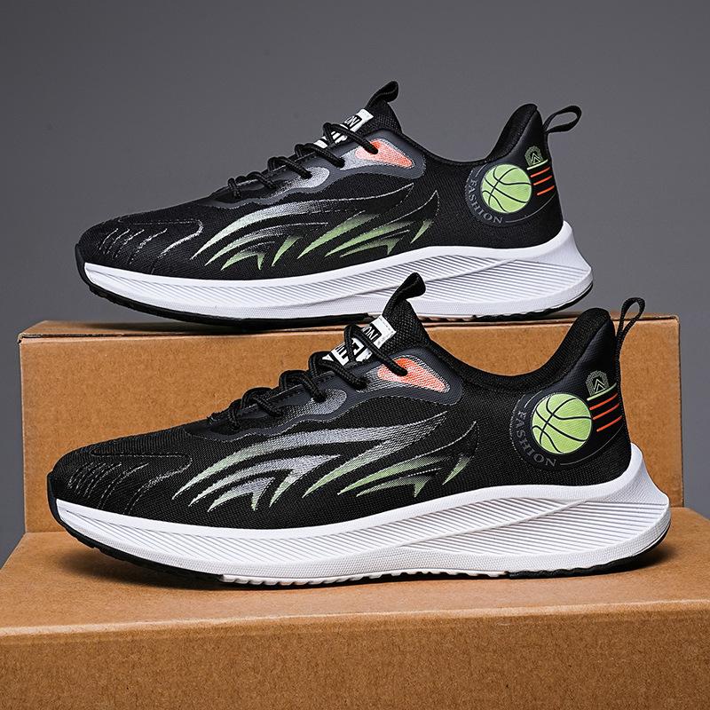 Men's Shoes New Fashion Men's Lightweight Casual Shoes Trendy Versatile Mesh Breathable Comfortable Sports Shoes Men