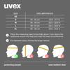 uvex instinct visor visor helmet with size adjustment and retractable size black matte ski/snowboard dial-type ventilation, 59-61cm,