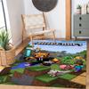 Minecraft Customizable Name Area Rug Perfect For Living Rooms Dormitory Dining Room Balcony Antislip Rug Office Home Decor Wedding Party Gift
