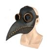 Steampunk Pestdoktor Latexmaske mit großem Vogelschnabel Ganzgesicht Halloween Cosplay Requisite für Party & Maskenball