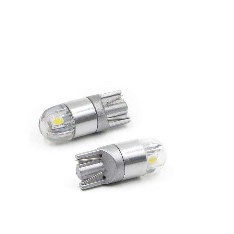 2/10pc Car LED T10 Bulbs W5W Canbus 3030SMD for Car Parking Position Lights Reading Dome Lamp License Plate Light Bulb White Red Bulbs 7
