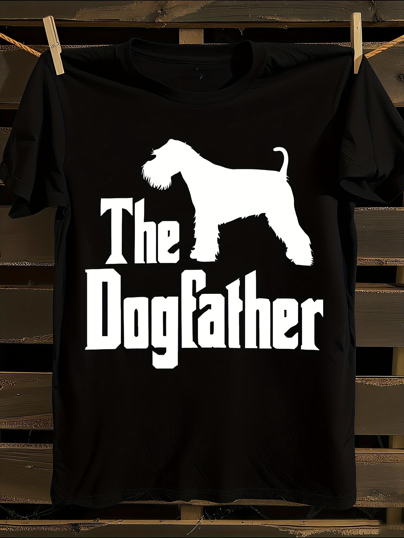 Funny Dogfather Miniature Schnauzer Graphic T-shirt XXXXL