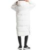 adidas 530 Plain Long Sports Casual Hooded Down Jacket Women Jacket White IK3158