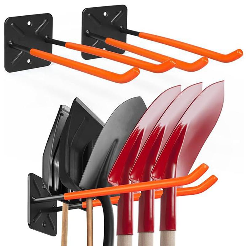 1PC Garage Storage Hook for Gardening Tools Wall-mounted Hook Organizer Shovel And Rake Holder for Home Garden Tool Organization