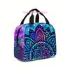 Mandala Lunch Bags, Insulated Tote Bag , Portable Tote  Ice Bags, Multi-Purpose Lunch , Insulated for M