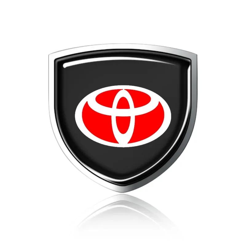 1 ks 3D kovový znak štítu dveří auta odznak na karoserii nálepka styling pro Toyota Camry Corolla Yaris Chr Auris Avensis T25