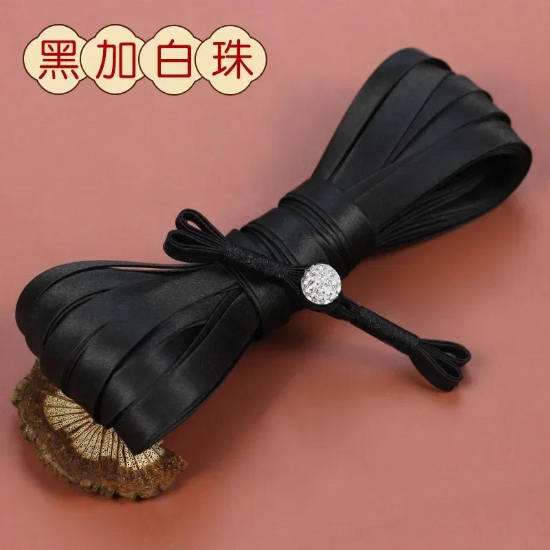 5 Paia Bottoni Nodo Cinese in Tessuto Fatti a Mano Chiusura per Cheongsam Abito Tang Bottoni a Strisce Retrò per Collo Decorativi