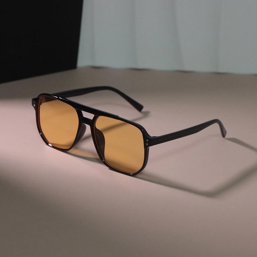 Rechteckige Sonnenbrille Damen Mode Herren Quadratisch Vintage Stilvoll Sonnenbrille Übergroß Damen Spiegel Outdoor Brillen