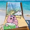Cartoon O-Opanchu U-Usagi-S Funny Towel Sports Quick Dry Travel Camping Gear Sandproof Soft Light Large Beach Towel