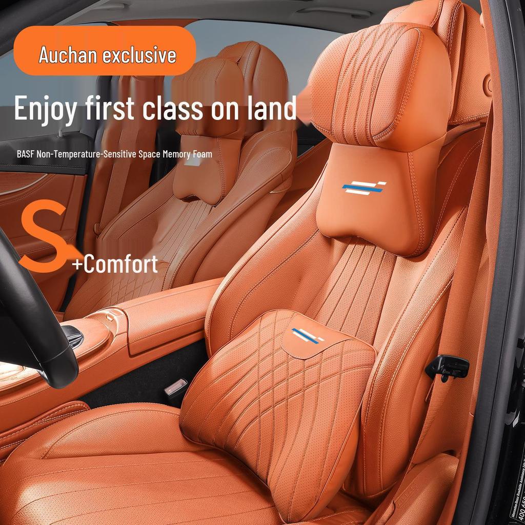 Car Neck and Lumbar Support Cushion Set for Changan Oshan Z6, 530, 520 Qiyue Models