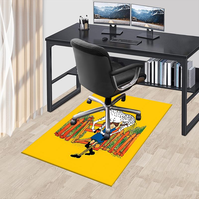 1PC Girl Horse Extra Large Non Slip Floor Carpet, Office, Family, Bedroom, Studio Large Area Rug Indoor Rugs