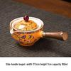 360° Rotating Enamel Ceramic Tea Set