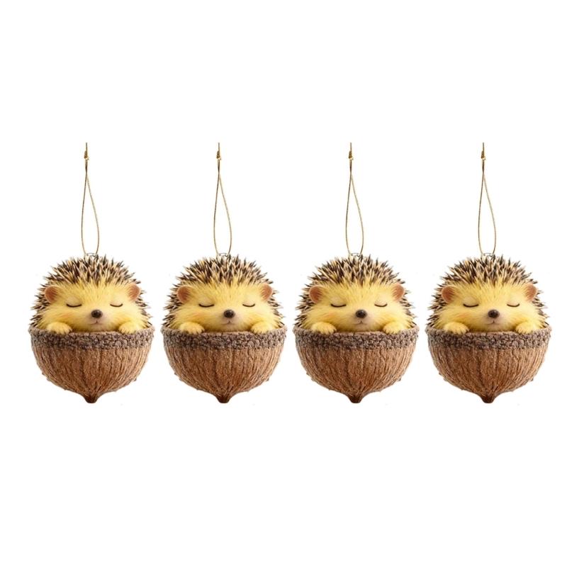 Acrylic Animal Ornaments Glossy Finish and Lightweighted for Christmas Tree Decors Festival Atmosphere Family Gatherings