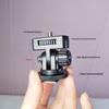 17mm Ball Head Camera Phone Stand with Swivel Head & 1/4 Phone Clip for Live Streaming, Horizontal, Vertical, & Top-Down Shooting