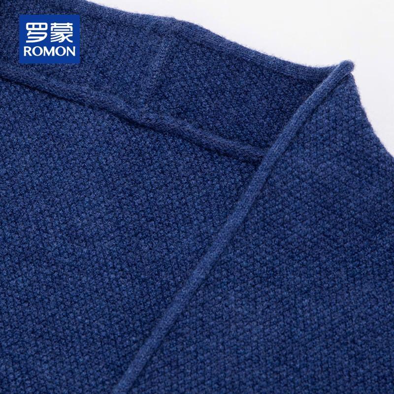 ROMON Men's V-Neck Casual Knit Cardigan