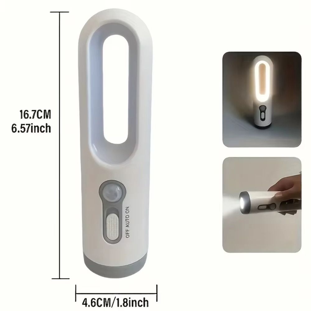 Portable 2 in 1 LED Light Motion Sensor Rechargeable Flashlight Lantern Waterproof High brightness Bedside Lamp Baby Feeding
