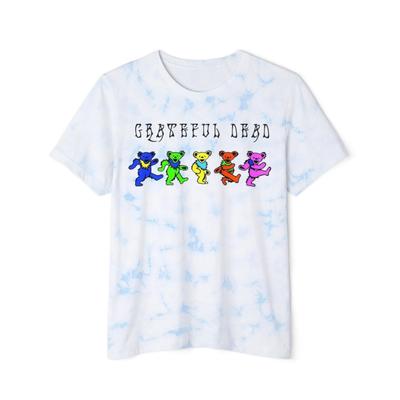 Maglietta Tie-Dye dei Grateful Dead, T-shirt Tie-Dye Unisex Moda dei Grateful Dead