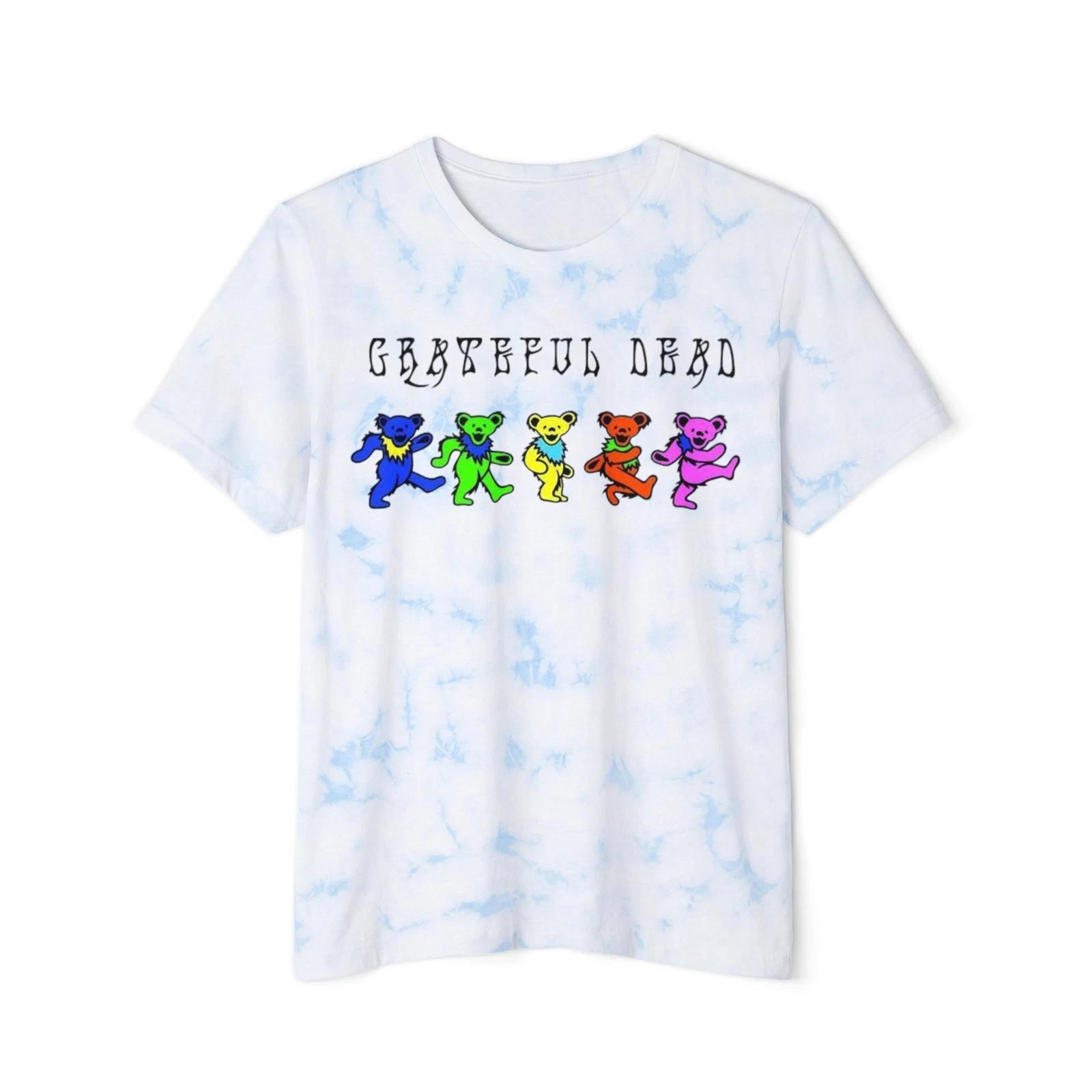 Grateful Dead Tie-Dye Tee, Grateful Dead Unisex Fashion Tie-Dyed T-Shirt L