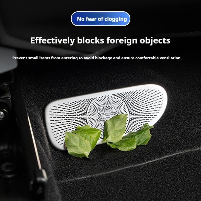 For Zeekr 7X Car Under The Seat Air Vent Protective Cover Door Vent Outlet Modification Dust Proof Anti Clogging Cover Interior