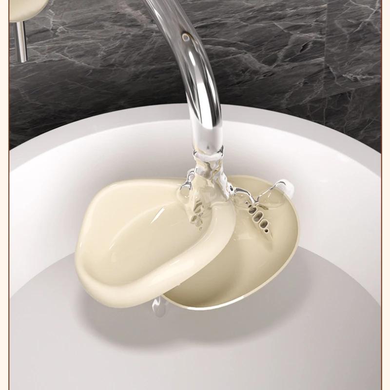 Creative Clouds Soap Box Draining Non-slip Soap Dish Bathroom Accessories Sea White Soap Holder For Home Bath